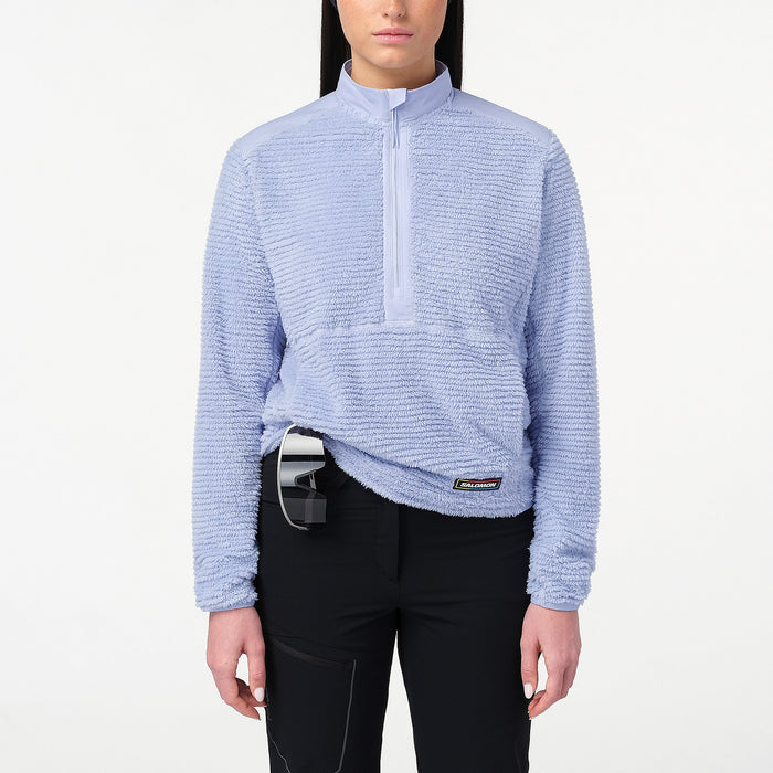 Salomon Thernova Half-Zip Fleece - Women's Brunnera Blue