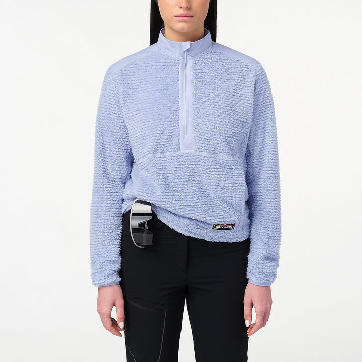 Salomon Thernova Half-Zip Fleece - Women's Brunnera Blue