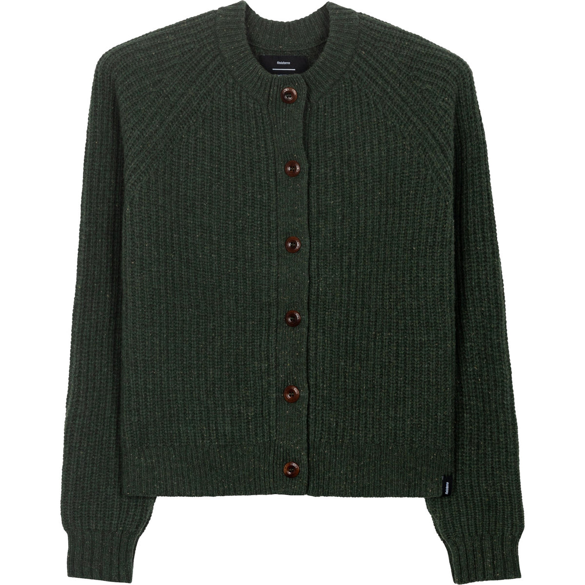 Finisterre Mora Crew Neck Cardigan - Women's Evergreen