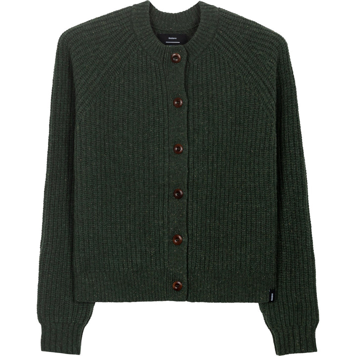 Finisterre Mora Crew Neck Cardigan - Women's Evergreen