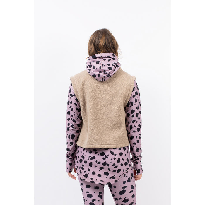 Eivy Boxy Sherpa Vest - Women's Sand