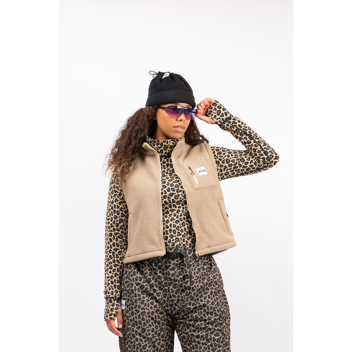 Eivy Boxy Sherpa Vest - Women's Sand