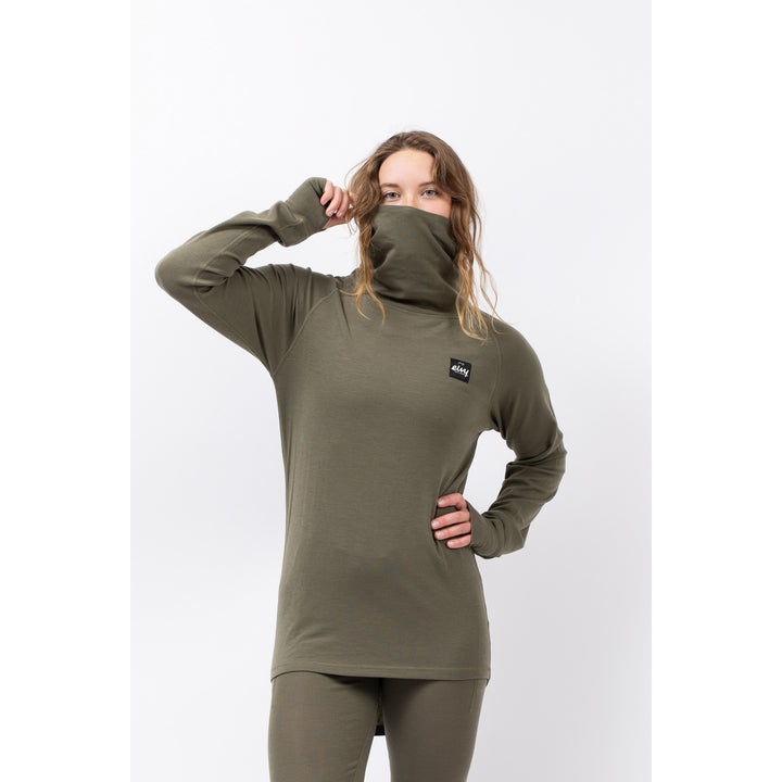 Eivy Icecold Merino Wool Rib Top - Women's Olive