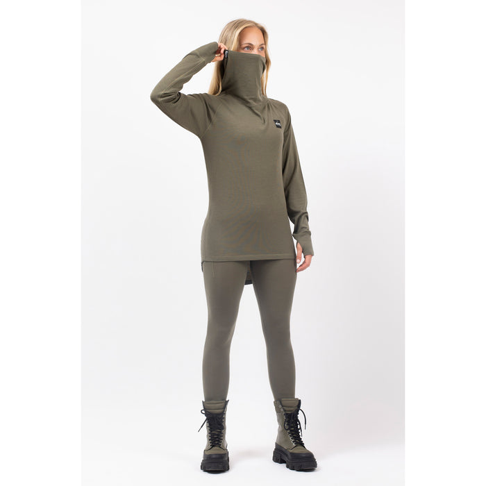 Eivy Icecold Merino Wool Rib Top - Women's Olive