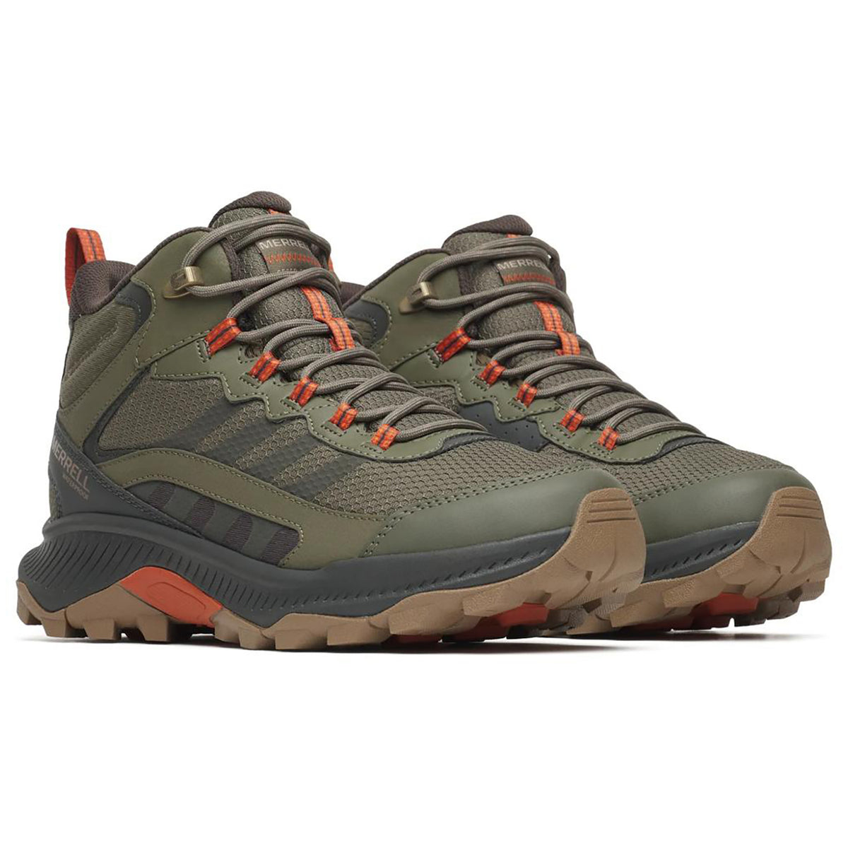 Merrell Speed Strike 2 Mid WP Wide Width Shoes - Men's Olive