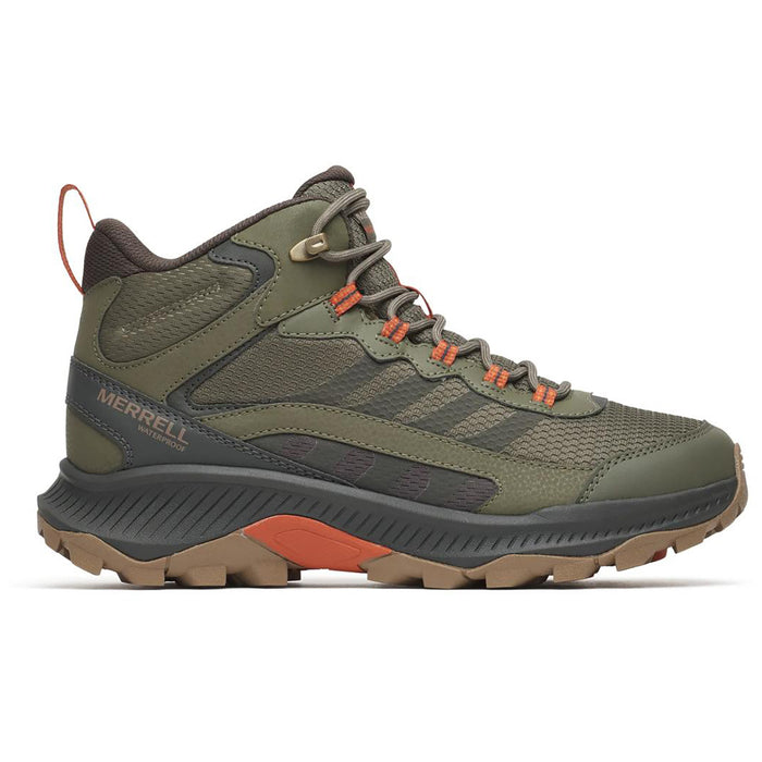 Merrell Speed Strike 2 Mid WP Wide Width Shoes - Men's Olive