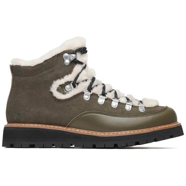 Merrell Sugarloaf Mid Lace Cozy WP Shoes - Women's Dark Moss