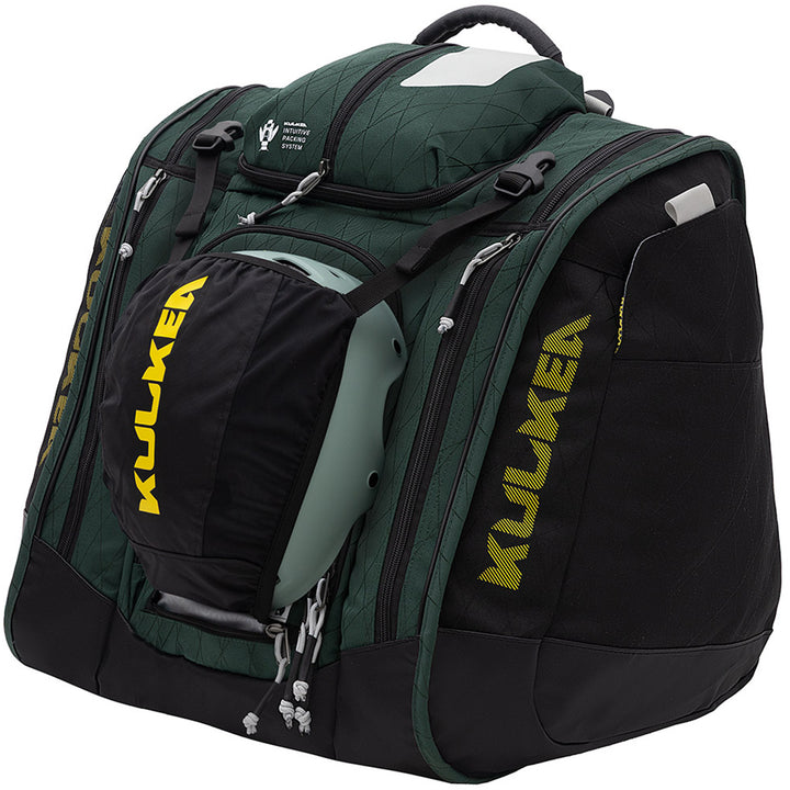 Kulkea Boot Trekker Boot Bag Hunter Green-Cool Grey-Aureolin Yellow