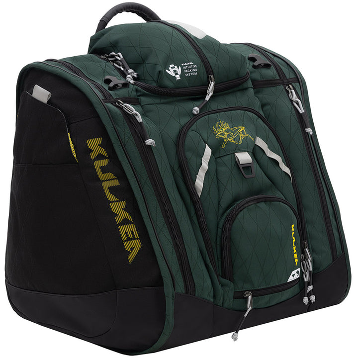 Kulkea Boot Trekker Boot Bag Hunter Green-Cool Grey-Aureolin Yellow