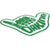 Dakine Shaka Stomp Pad Jolly Green/White