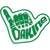 Dakine Shaka Stomp Pad Jolly Green/White