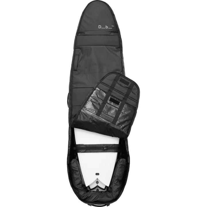 DB Equipment Surf Roller Pro 6'6 3 Boards Bag Black Out