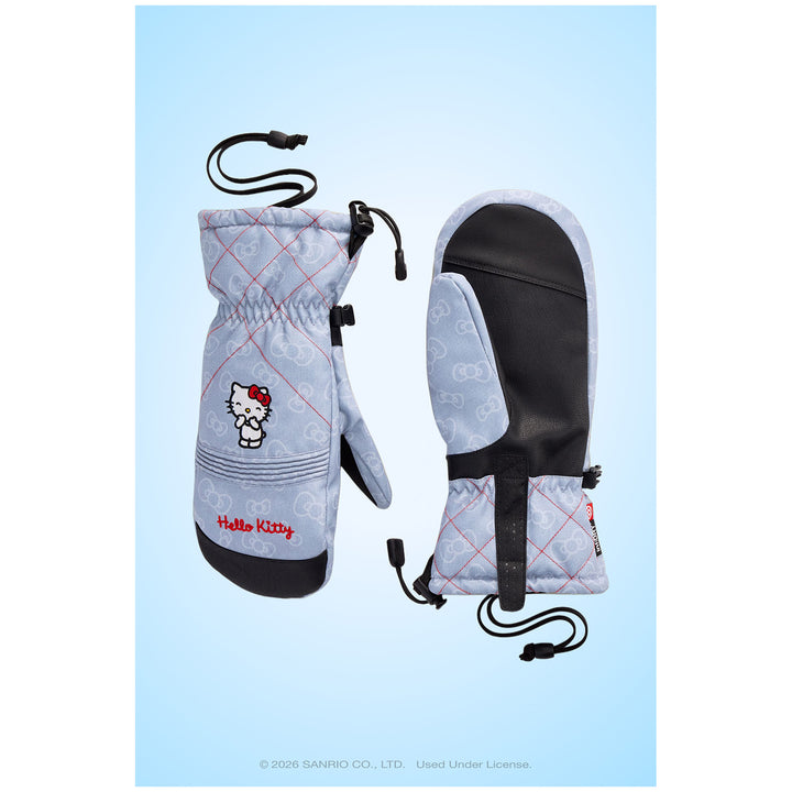 686 Jubilee Mittens - Women's Hello Kitty Denim
