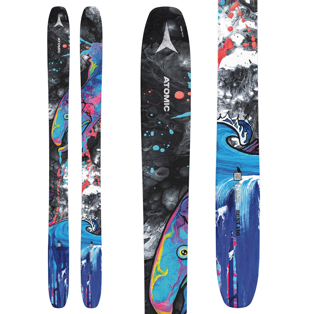 Atomic Bent 110 Skis + Strive 13 Demo Ski Bindings 2025