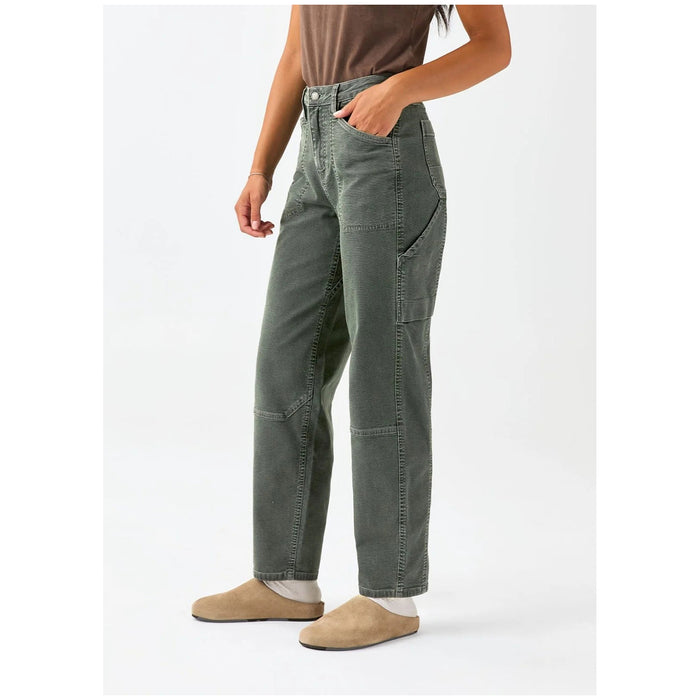 DU/ER Stretch Canvas Utility Pants - Women's Thyme