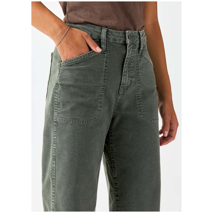 DU/ER Stretch Canvas Utility Pants - Women's Thyme