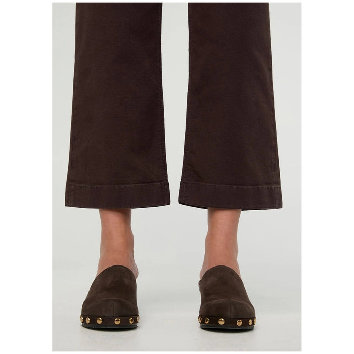 DU/ER Stretch Canvas Girlfriend Jumpsuit - Women's Garment Dye Espresso