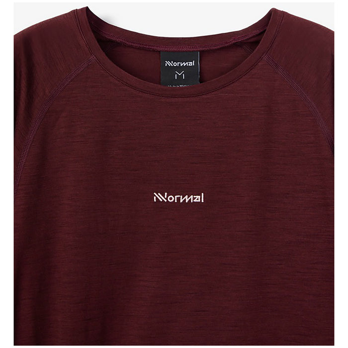 Nnormal Merino Long Sleeve 02 - Men's Burgundy