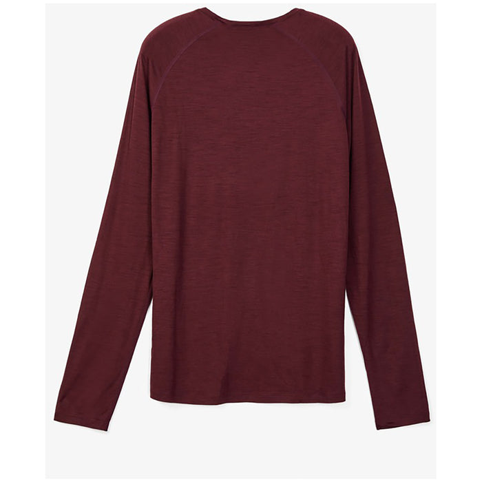 Nnormal Merino Long Sleeve 02 - Men's Burgundy