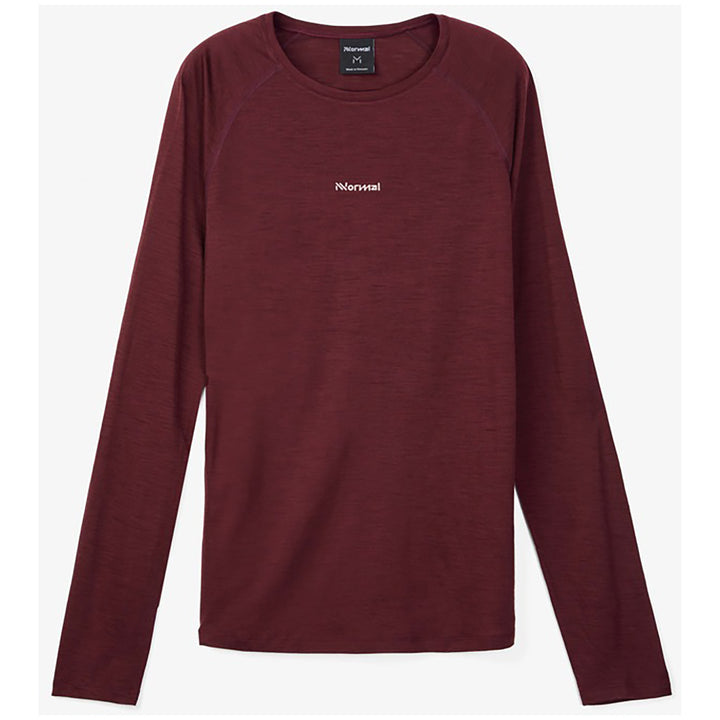 Nnormal Merino Long Sleeve 02 - Men's Burgundy