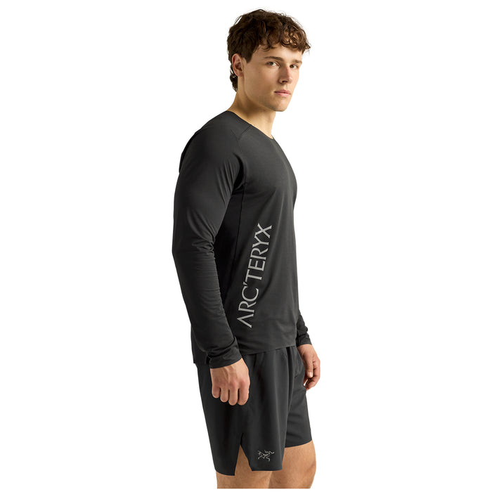 Arc'teryx Norvan Downword Logo Long-Sleeve Shirt - Men's Black