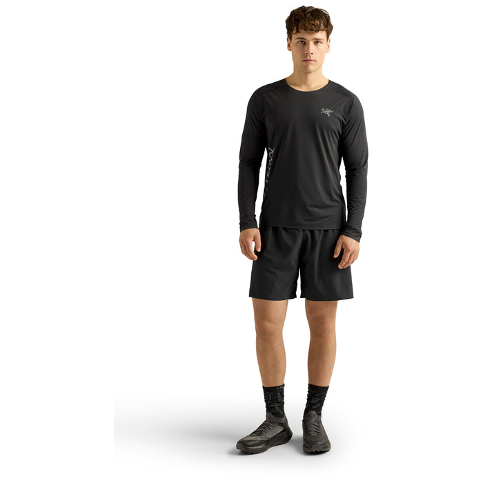 Arc'teryx Norvan Downword Logo Long-Sleeve Shirt - Men's Black