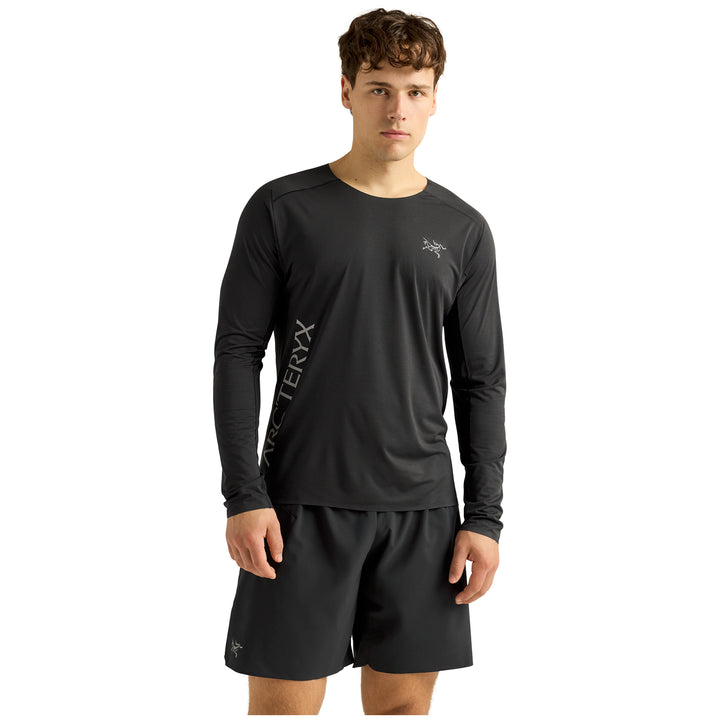 Arc'teryx Norvan Downword Logo Long-Sleeve Shirt - Men's Black