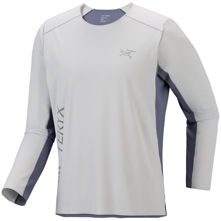 Arc'teryx Norvan Downword Logo Long-Sleeve Shirt - Men's Solitude/Stratus