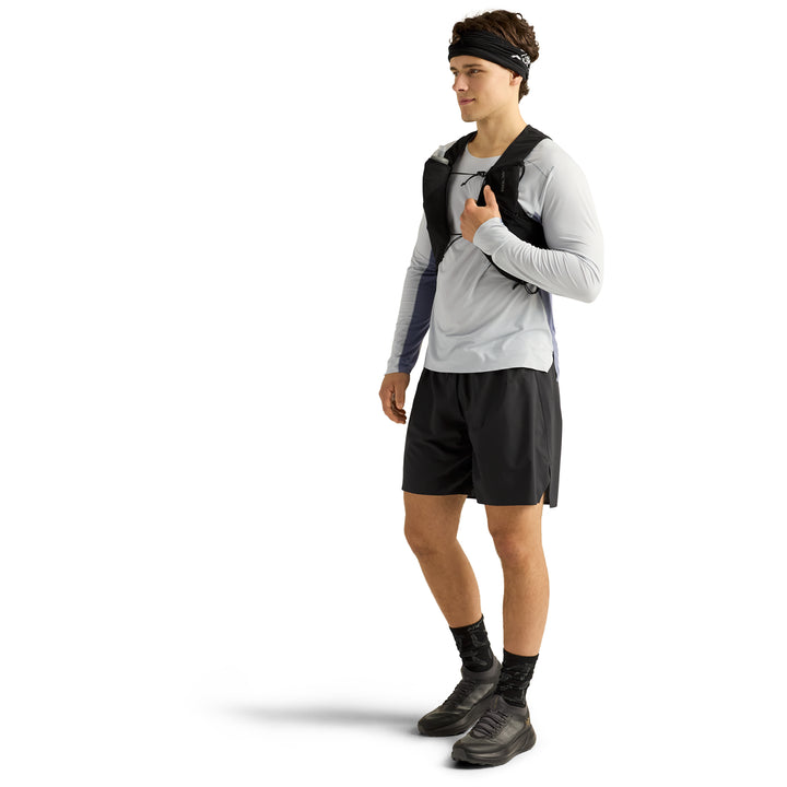 Arc'teryx Norvan Downword Logo Long-Sleeve Shirt - Men's Solitude/Stratus