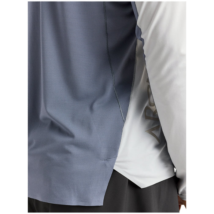Arc'teryx Norvan Downword Logo Long-Sleeve Shirt - Men's Solitude/Stratus