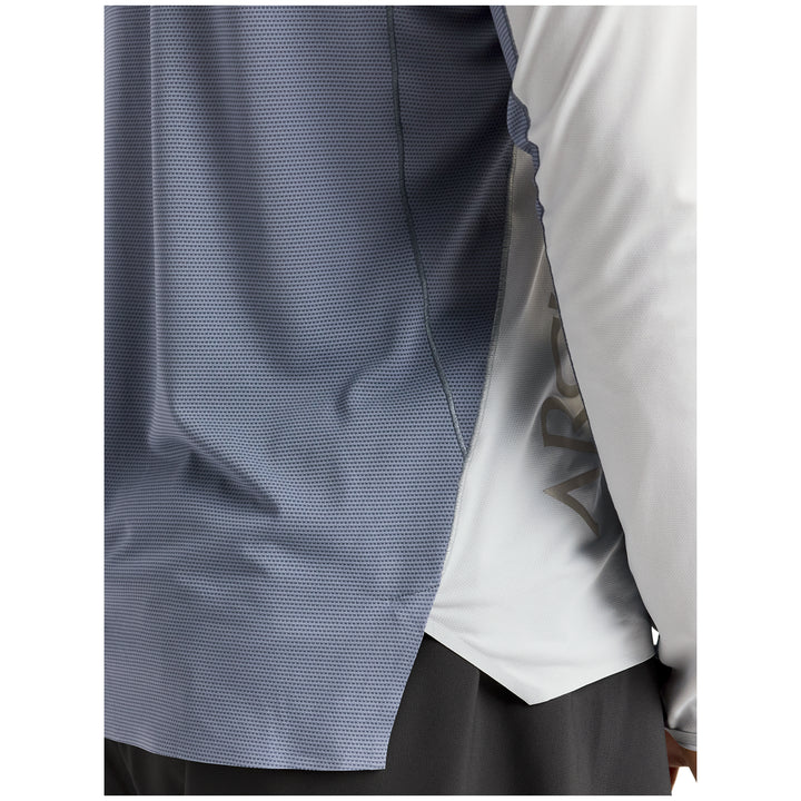 Arc'teryx Norvan Downword Logo Long-Sleeve Shirt - Men's Solitude/Stratus