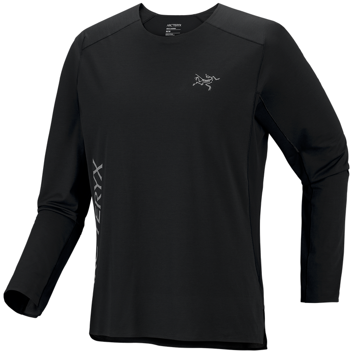 Arc'teryx Norvan Downword Logo Long-Sleeve Shirt - Men's Black