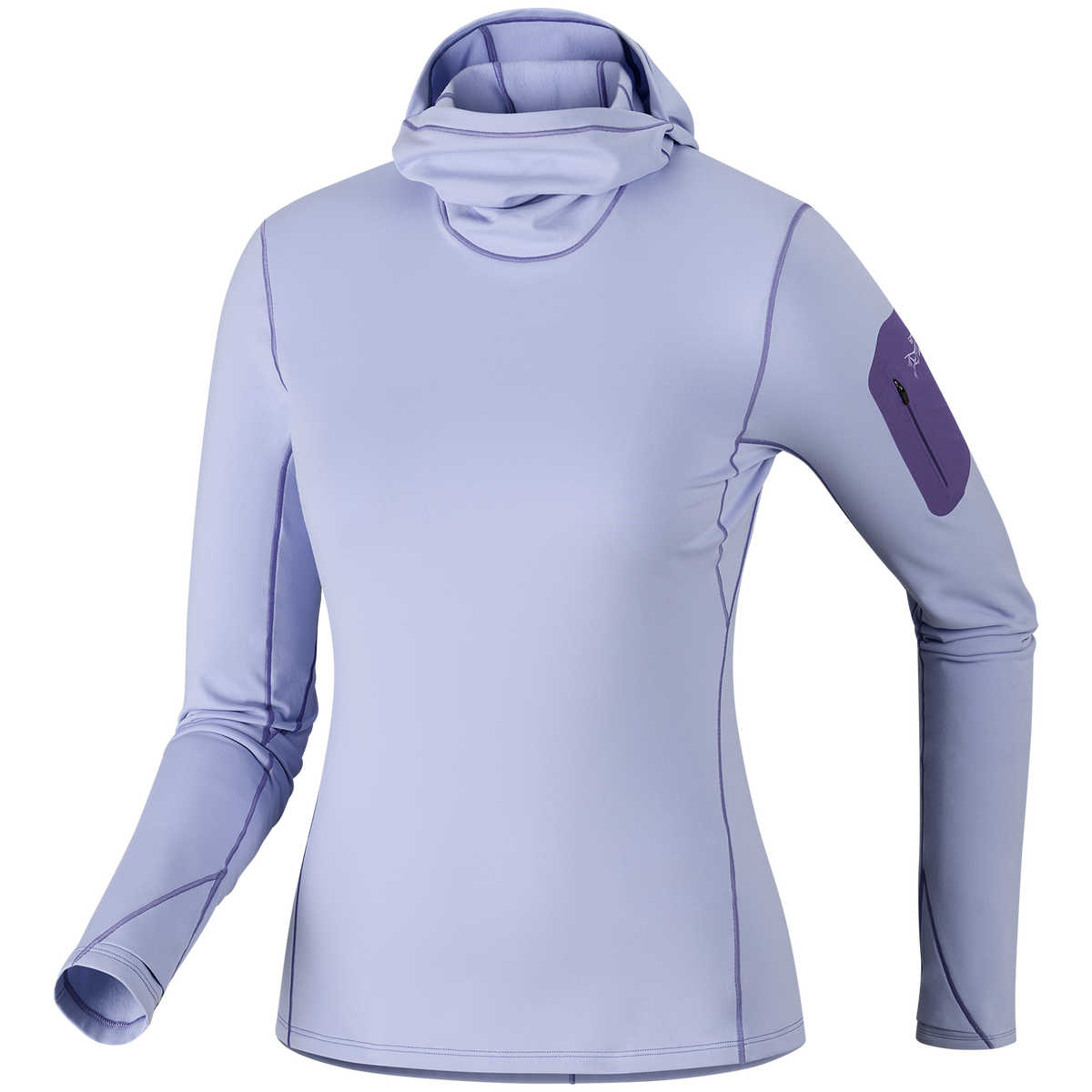 Arc'teryx Rho Hoodie - Women's Kasumi/Blurple