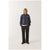 Brixton Trademark Lightweight Garage Zip Jacket - Men's Washed Navy