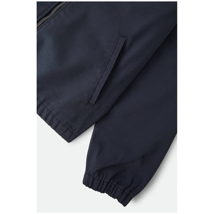 Brixton Trademark Lightweight Garage Zip Jacket - Men's Washed Navy