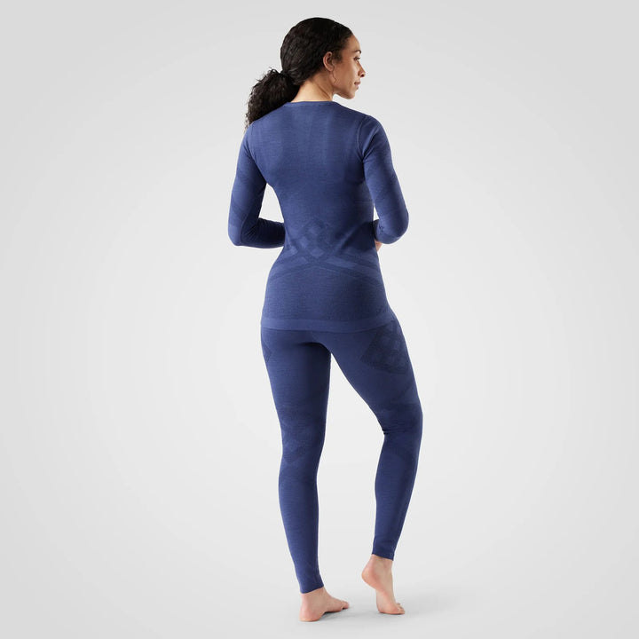 Smartwool Intraknit Thermal Merino Base Layer Crew Top - Women's Nightfall Blue-Deep Navy