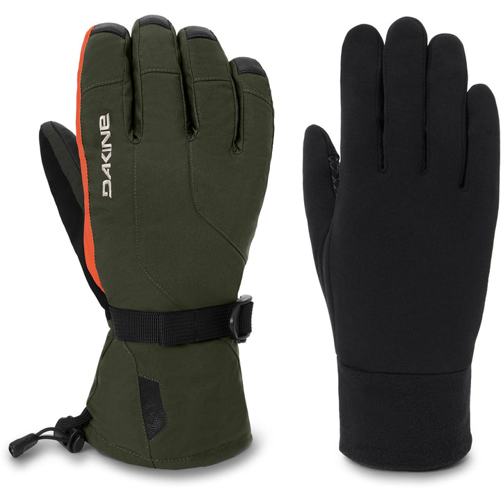 Dakine Scout 2.0 Leather DLX Gloves Rosin