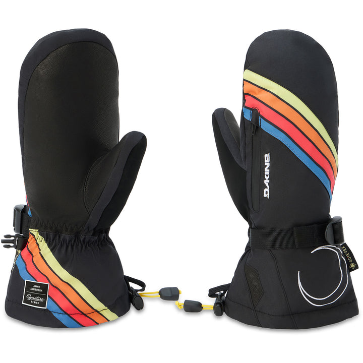 Dakine Team Sequoia 2.0 Leather Dlx Gore-Tex Jamie Anderson Mittens - Women's Anderson Stripes