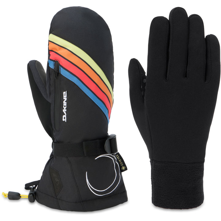 Dakine Team Sequoia 2.0 Leather Dlx Gore-Tex Jamie Anderson Mittens - Women's Anderson Stripes