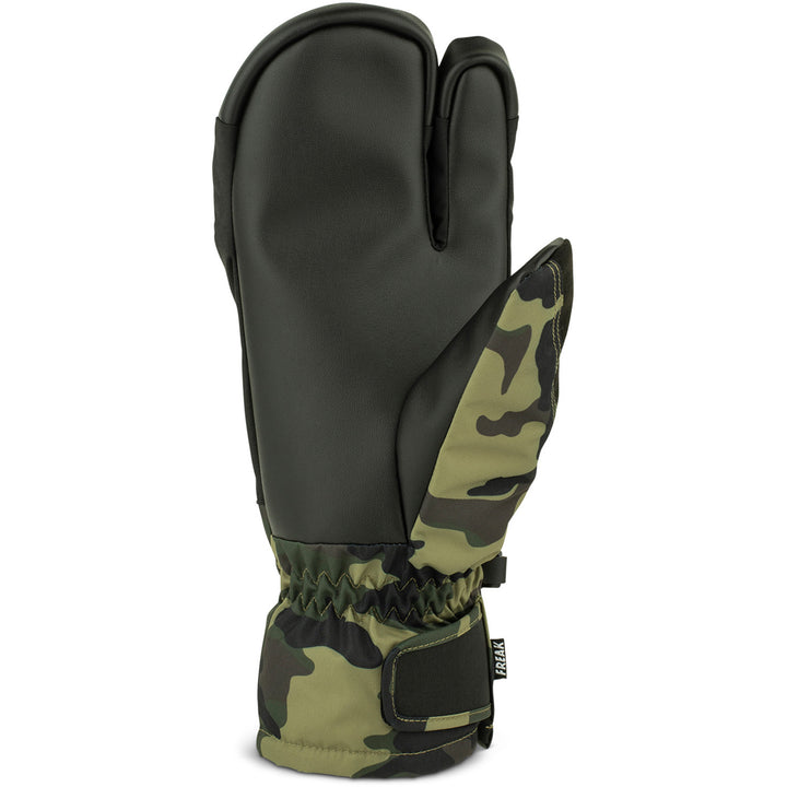 Crab Grab Freak Trigger Mittens Woodland Camo