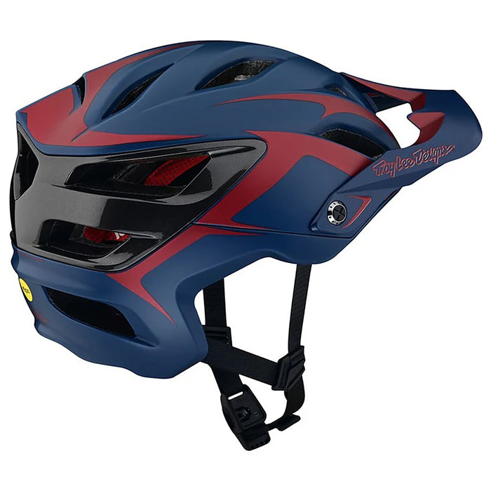 Troy Lee Designs A3 MIPS Bike Helmet DK Blue/Burgundy