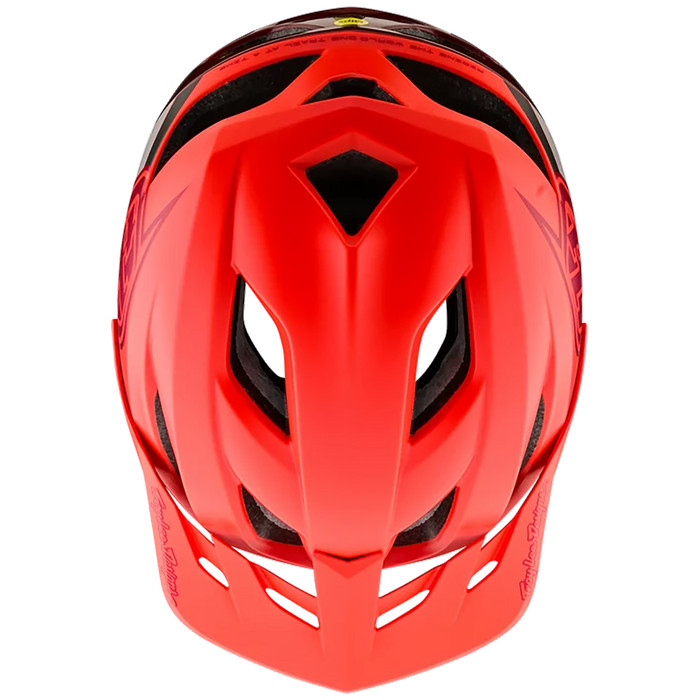 Troy Lee Designs Flowline SE MIPS Bike Helmet Badge Apple