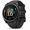 Carbon Gray DLC Titanium with Black Silicone Band