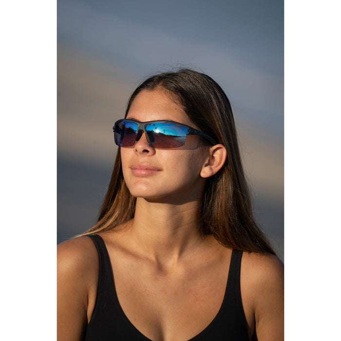 Tifosi Rivet Sunglasses Satin Vapor/Clarion Blue Fototec