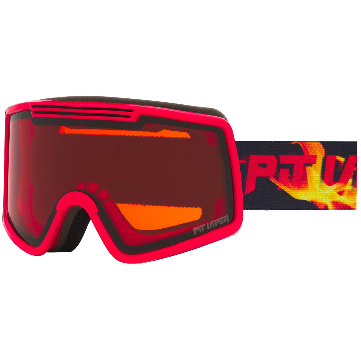 Pit Viper The French Fry Goggles - Small Hot Shot/Amber