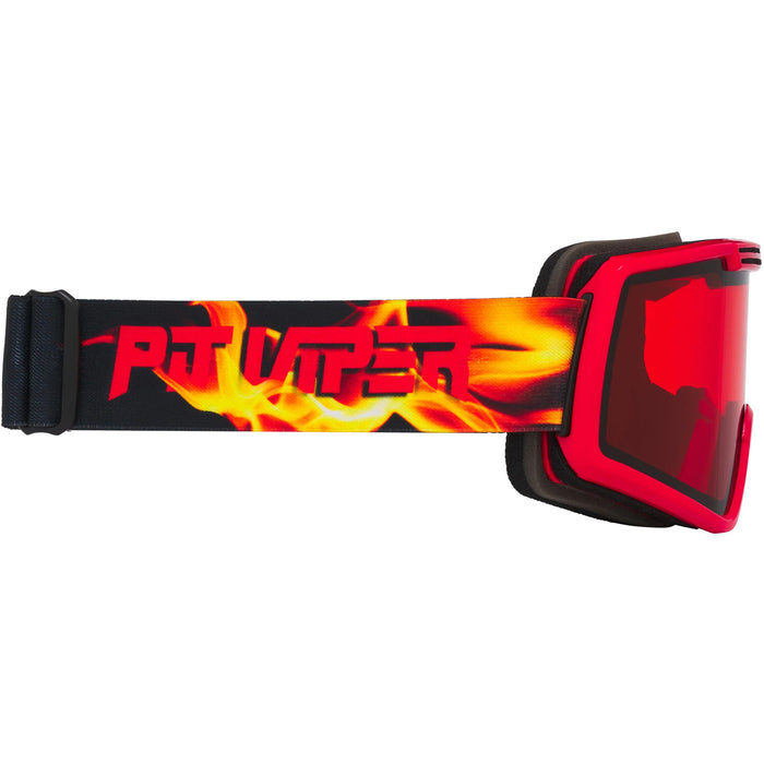 Pit Viper The French Fry Goggles - Small Hot Shot/Amber