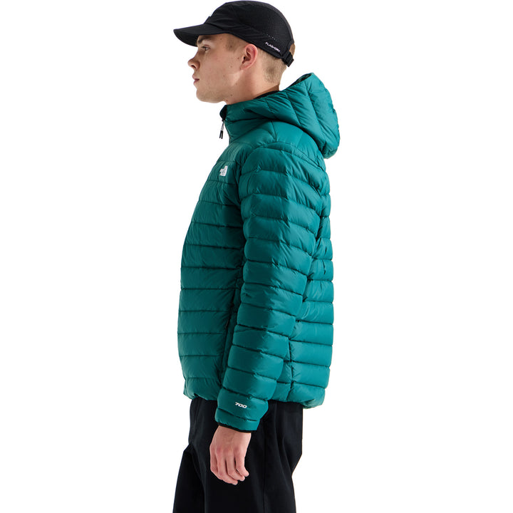 The North Face Classic Down Hooded Jacket - Men's Pacific Teal