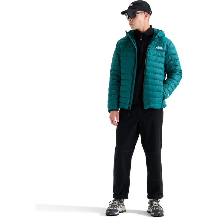 The North Face Classic Down Hooded Jacket - Men's Pacific Teal