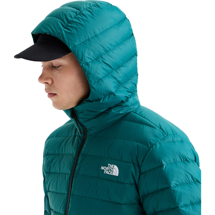 The North Face Classic Down Hooded Jacket - Men's Pacific Teal