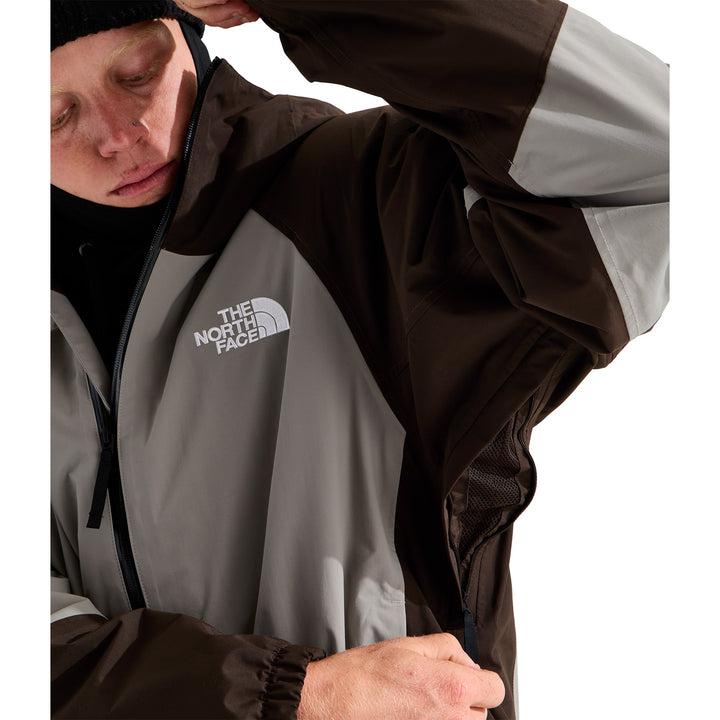 The North Face Slider Jacket - Men's Stone Slab/Dark Chestnut